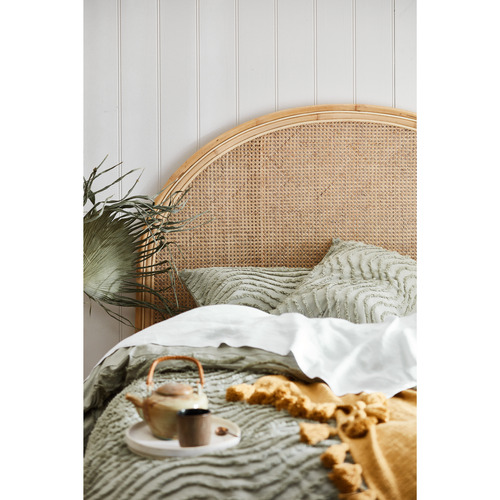 Temple and webster rattan bed head discount